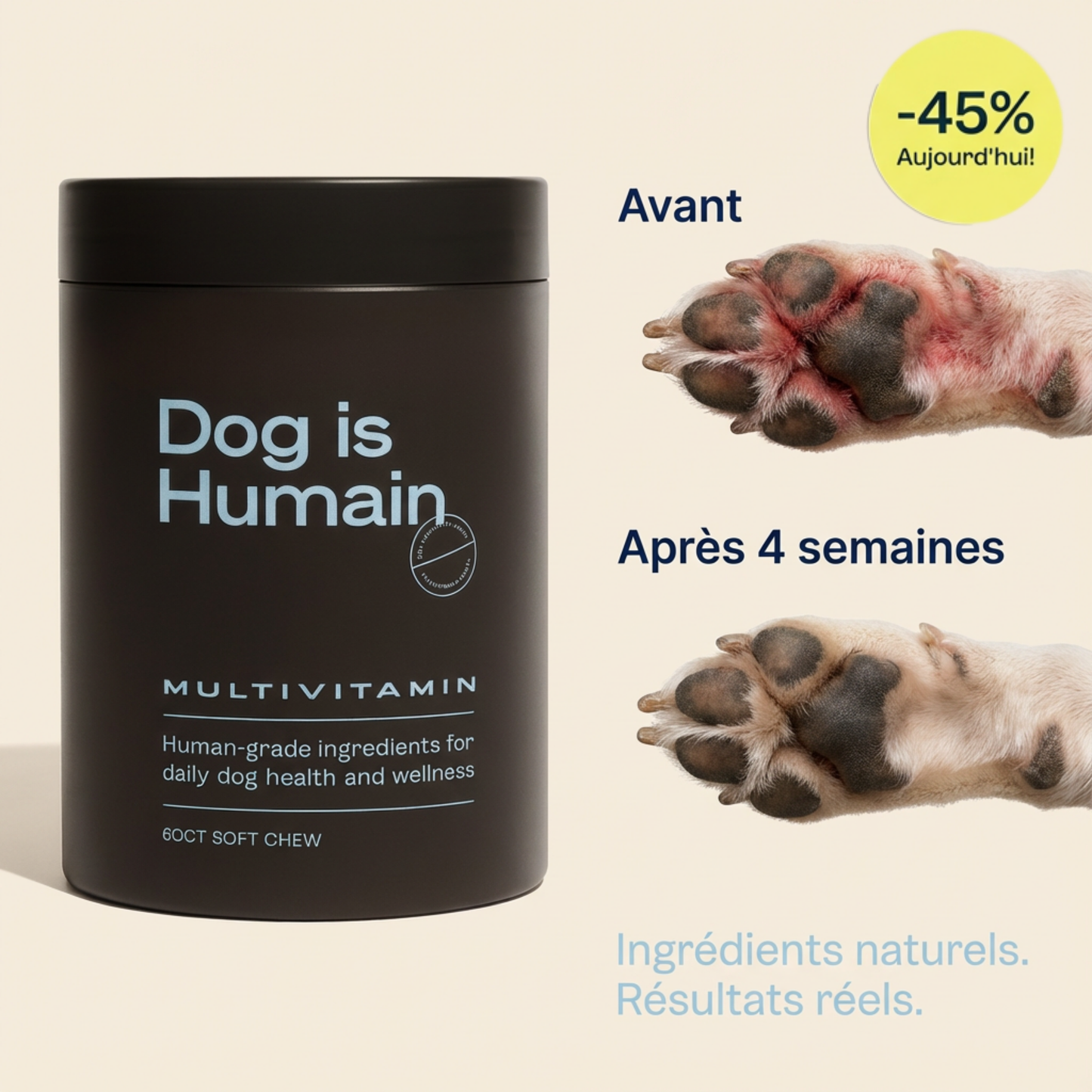 Croquette multivitamine pour chiens